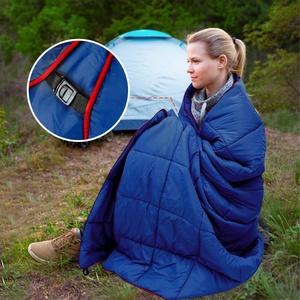 Portable Camping hiver pique-nique couverture personnalisée imperméable léger compressible gonflé Camping en plein air randonnée <span class=keywords><strong>voyage</strong></span> vers le bas couverture - Product Image 6