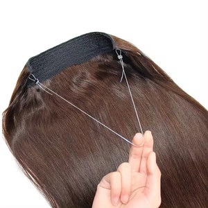 Vente en gros <span class=keywords><strong>de</strong></span> mèches <span class=keywords><strong>de</strong></span> cheveux Remy russes à micro-perles, alignées sur la cuticule, pour extensions <span class=keywords><strong>de</strong></span> cheveux Halo, couleur ombrée, pour <span class=keywords><strong>queue</strong></span> <span class=keywords><strong>de</strong></span> <span class=keywords><strong>cheval</strong></span> à clip - Product Image 1