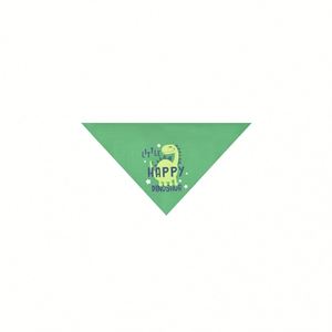 En gros ZH Personnalisé Foulard/Bavoir anti-salive pour chien, grande, moyenne et petite taille, en polyester, motif imprimé dinosaure de dessin animé, sportif - Product Image 5
