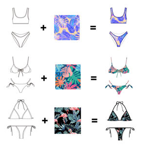 OEKO-TEX ביקיני בגדי ים בגדי ים בגדי ים בגד ים סקסי ביקיני מעצב בגדי ים - Product Image 2