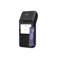 Aisino V77 Handheld POS Machine 2.8" Color TFT Display Magstripe/Smart/Contactless Card Reader Thermal Printer for Restaurant