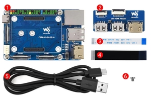 Mini Base Board A/B/<b>C</b> Development for Raspberry Pi Compute Module 4 (CM4) CM4-IO-BASE-A/B/<b>C</b> Raspberry Pi CM4 Compatible CM4-IO-B - Product Image 3