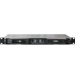 Lihui Hot Sale Professional 800W Power Amplifier Compact Design 1U Height Digital Type for Speakers and Sub-Woofers