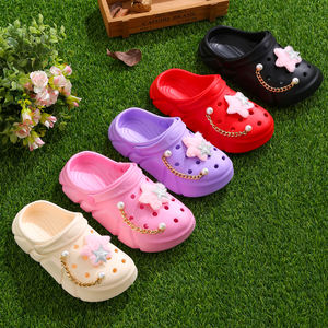 卸売りキッズ夏クログサンダル滑り止め屋外屋内ソフトソールミュールフラット付き新スタイル - Product Image 3