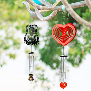 Piccole Campane a Vento Musicali <span class=keywords><strong>da</strong></span> Interno in Metallo, Decorazioni Sospese per <span class=keywords><strong>Giardino</strong></span>, Ornamenti Girevoli a Vento 3D, Campane a Vento Commemorative - Product Image 5