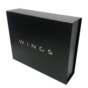 Caja <span class=keywords><strong>de</strong></span> Regalo Negra con Logotipo Holográfico Personalizado |   Caja Rígida Magnética Plegable <span class=keywords><strong>de</strong></span> Lujo |   Caja <span class=keywords><strong>de</strong></span> Empaque Premium Grande para <span class=keywords><strong>Ropa</strong></span> y Cosméticos - Product Image 3