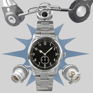 Montre de luxe pour homme avec mouvement à quartz de 37 mm, style simple et élégant, verre saphir, 20 bars, lumineuse, mouvement Ronda, plongeur - Product Image 3