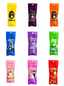 Bán buôn 200pcs dày màu kraft giấy cửa sổ trà đứng túi, trái cây sấy khô có thể được resealed, hạt kẹo đồ ăn nhẹ niêm phong - Product Image 5