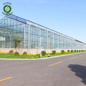 Atacado Qualidade Fina Curvo Painéis De Vidro De Estufa De Vidro Agrícola De Alta Qualidade Estufa - Product Image 2