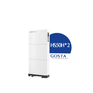 GOSTA HS50H x3 HS Series 3 ชิ้นแรงดันไฟฟ้าสูง 102.4V 130AH REPT เซลล์ในตัว BMS อินเวอร์เตอร์ Ess แบตเตอรี่ลิเธียมวางซ้อนกันได้ - Product Image 2