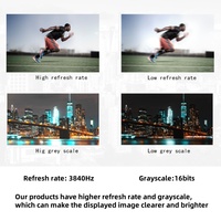 Yushuo YSTI-P10.42 Layar LED Iklan Luar Ruangan Berwarna Penuh dengan Dudukan Lantai IP65 Kecerahan 6000 Nit P10.42 Pixel Pitch