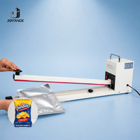 Scelleuse à impulsions manuelle HI750, longueur de scellement de 750 mm, scelleuse à impulsions thermique avec contrôle de la température, machine de scellement manuelle pour sacs