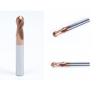 Fraise en bout <span class=keywords><strong>de</strong></span> nez <span class=keywords><strong>de</strong></span> boule <span class=keywords><strong>de</strong></span> carbure monobloc <span class=keywords><strong>de</strong></span> force <span class=keywords><strong>de</strong></span> bord augmentée enduite <span class=keywords><strong>de</strong></span> <span class=keywords><strong>nitrure</strong></span> <span class=keywords><strong>de</strong></span> silicium titanique - Product Image 5