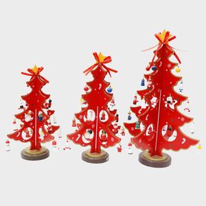 Décorations créatives Artisanat en bois DIY Arbre de Noël - Product Image 2