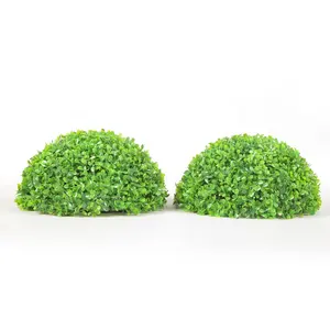 ZC 28cm 48cm 53cm yapay şimşir Topiary yeşillik topu yapay kapalı açık sahte bitkiler topları