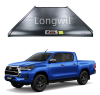 Couvercle enroulable rétractable électrique pour Toyota Hilux Revo Volets roulants en aluminium anti-pression avec N-Lock