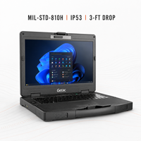 Getac S410 14-Inch Multi-Touch Industrial Laptop 13e génération Core I5 I7 Nouveau clavier anglais pour ordinateur portable robuste pour l'extérieur Prise UE