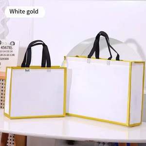 Sacs de courses pliables en tissu non tissé pour supermarché, écologiques et réutilisables - Product Image 4