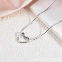 Collier coeur en or pour femmes collier pendentif papillon bijoux de mariage délicats en acier inoxydable cadeau de fête des mères