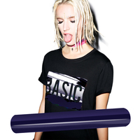 Camisetas Populares para Mujer, Material de Película Metálica Fucsia para Plotter de Corte, Productos al por Mayor