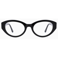 Lunettes optiques œil-de-chat vintage pour femme, faites à la main en acétate, de haute qualité, solides et élégantes, avec charnière à ressort, modèle 6660A