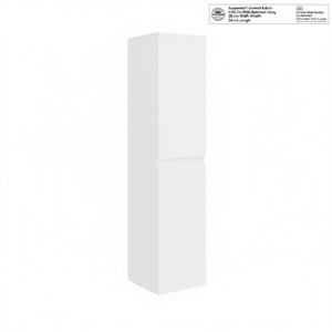 Mueble de Baño Suspendido Mod Trio H 130 cm Blanco Mate, 36 cm de Ancho, 34 cm de Largo - Product Image 3