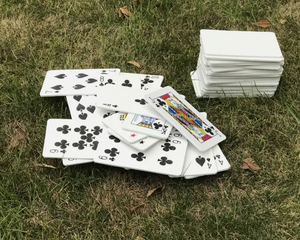 Cartes à jouer écologiques en EVA |   Jeu de <span class=keywords><strong>poker</strong></span> géant imperméable et durable pour enfants et jeux en famille - Product Image 4