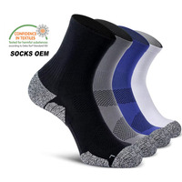 Meilleures chaussettes de compression athlétiques anti-ampoules, coussinées et antidérapantes pour la course à pied, pour femmes et hommes
