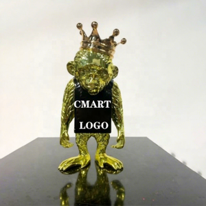 Statua Personalizzata Moderna di Scimmia di Banksy, Scultura Pop Art di Scimmia Graffiti Dream Monkey per Arredamento Casa, Ufficio e Scrivania, Stile <span class=keywords><strong>Street</strong></span> Fashion - Product Image 1