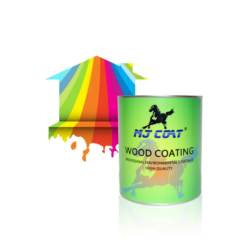 Alta dureza excelente cobertura e uma boa aderência a cor brilhante vários móveis pintura de revestimento de madeira