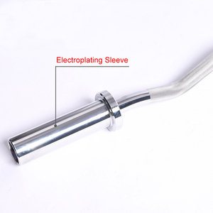 Levantamiento de pesas 1200mm 2 ''EZ Curl Weights Chrome Barbell Gym Bar - Product Image 6