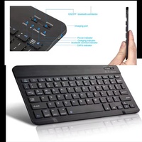 Keyboard dan Mouse Mini Nirkabel Portabel Isi Ulang Lucu Laris Manis, Set Keyboard Mouse Combo Mode Ganda Pengisian Daya