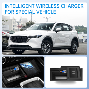 Cargador Inalámbrico Inteligente para Automóvil CARSOUL de 15 W con Carga Rápida y Función de Manos Libres para <span class=keywords><strong>Mazda</strong></span> CX-5 2017-2024 LHD - Product Image 3