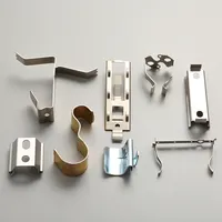 Benutzerdefinierte Edelstahl/Aluminium Flache Frühling Blatt Metall U Form Clips