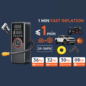 Infladores de neumáticos de fábrica sin escalones recargable 12V ODM colchón de fútbol <span class=keywords><strong>Mini</strong></span> Inflador de <span class=keywords><strong>compresor</strong></span> de aire portátil - Product Image 2
