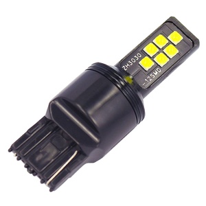 <span class=keywords><strong>Dembele</strong></span>-bombilla Led T20 DC12V-24V para coche, luz de señal de giro para marcha atrás automática, 3030, 12SMD, T20, 7443, W21-5W, ámbar, blanco y rojo - Product Image 1