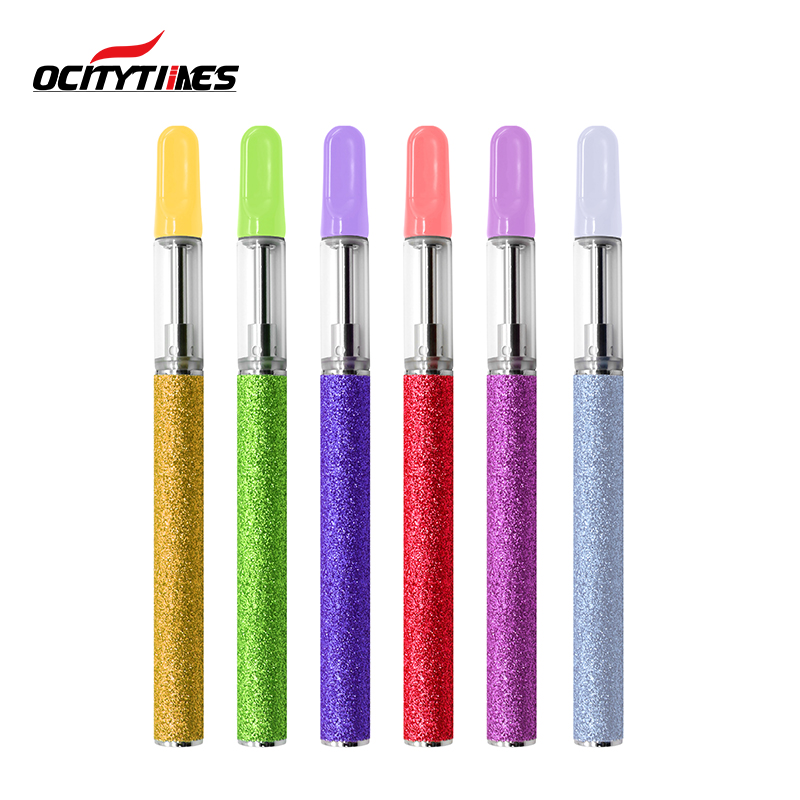 ocitytimes wholesale all white color 350mah rechargeable OEM ODM cbd vape pen
