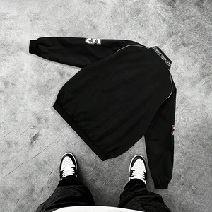 Chaqueta Bomber <span class=keywords><strong>de</strong></span> Diseño, Chaqueta <span class=keywords><strong>de</strong></span> Carreras <span class=keywords><strong>de</strong></span> Estilo Urbano <span class=keywords><strong>con</strong></span> Estampado para Hombre, Fabricante <span class=keywords><strong>de</strong></span> Ropa Urbana OEM y ODM, Rainbow Spray - Product Image 2