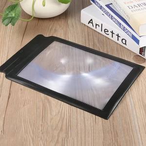 جديد مكبرة كبيرة مسطحة بالكامل 4X صفحة مساعدة على القراءة عدسة المكبر للقراءة - Product Image 3