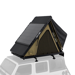 Solar Powered Rooftop Tent 300W Hard Car Roof Tent Ultra Lightweight Slim Design SUV Pickup Camping Tent Quick Open VMS-RT-LS130 - Product Image 2