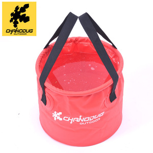 Bote de Pesca Plegable, Impermeable y Ligero de PVC, Lona de 10L/20L/28L, Contenedor Portátil para Peces Vivos para Exteriores - Product Image 2