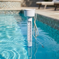 Fabrikverkauf Wasserdichtes & Korrosionsbeständiges Kunststoff-Schwimmthermometer zur Wassertemperaturmessung für Schwimmbäder