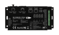 Décodeur DMX512 et RDM 12-48V DC, mode maître/décodeur, courbe gamma 0.1-9.9 pour le contrôle des bandes LED