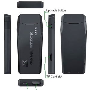 M8 Portable Video <b>Console</b> 2.4G Double Wireless Controller 4K 64GB <b>Retro</b> Stick Supports CPS Format Built-in 10000 Kids TV Gift - Product Image 2