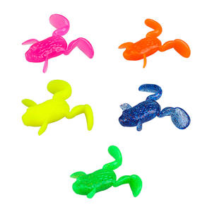 5g 4cm 10G 6cm 1 Uds 5 uds señuelo <span class=keywords><strong>de</strong></span> <span class=keywords><strong>rana</strong></span> cebos blandos <span class=keywords><strong>de</strong></span> pesca 8 colores TPE biónico flotante Kicking Frog cebo para carpa pesca <span class=keywords><strong>de</strong></span> agua dulce - Product Image 3