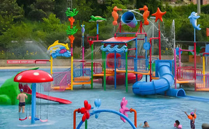 Venta al por mayor de fábrica Tongxin marca parque temático al aire libre <span class=keywords><strong>Splash</strong></span> Pad equipo fibra de vidrio rociador de agua certificado CE precios competitivos - Product Image 4