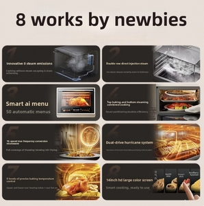 32L Countertop Microwave <b>Oven</b> All-In-One Cooker With Hot Air Circulation Pure Bake Air Fry Modes for Home Kitchen Air - Product Image 4