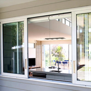 Ventanas Corredizas de Doble Vidrio para <span class=keywords><strong>Casa</strong></span>, Fabricadas en China, Ventanas de Aluminio Resistentes a Huracanes, Ventanas de Seguridad con Vidrio de Impacto - Product Image 1
