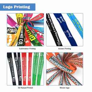 Wholesale No Printing Plain Flat Polyester Blank Printed Lanyard With Safety Breakaway Bulk - Product Image 4