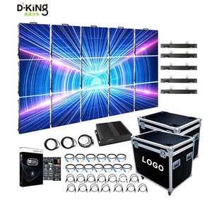 D-KING P2.6 P3.91 Pantalla LED de Interior para Video Wall a Todo Color, Sistema de Paneles de Pantalla para Alquiler de Escenarios con Flight Case - Product Image 1